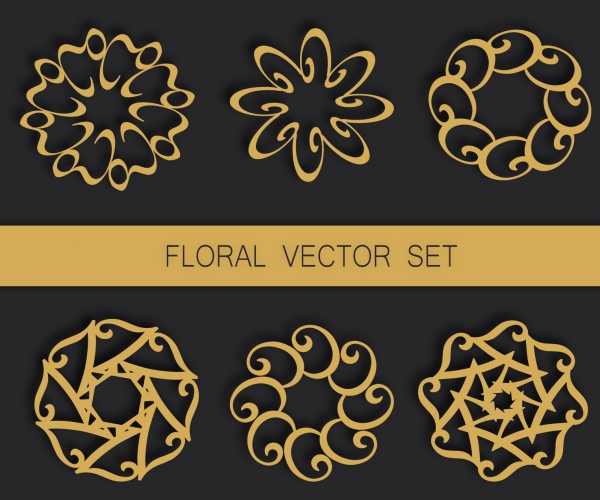 Download FLORAL VECTOR SET 