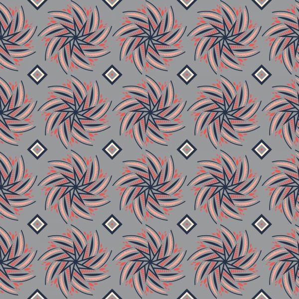 Download Vector seamless pattern on a grey background.  