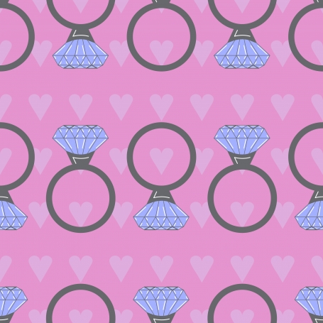 A Seamless Pattern With Rings On A