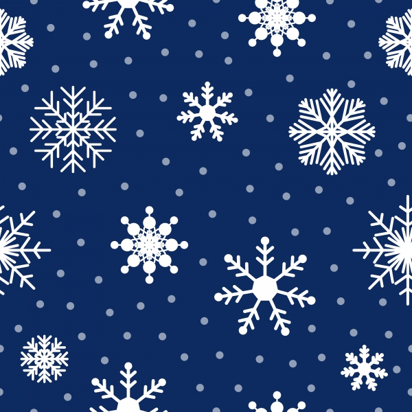 Download Seamless Pattern with Snowflakes 