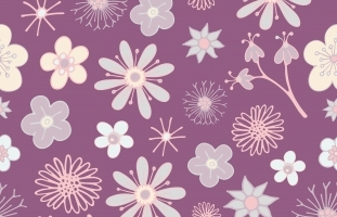 Seamless flower pattern.
