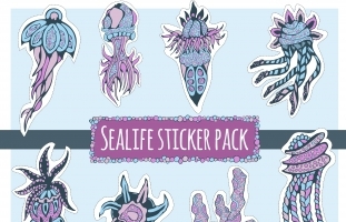 Sealife Sticker Pack