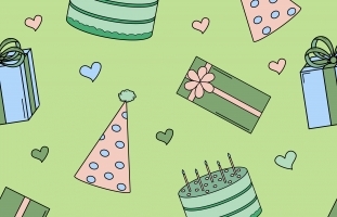Birthday Party Seamless Patterns