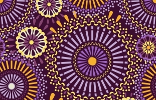 African Style Mandalas Seamless