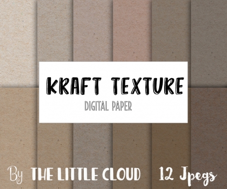Kraft Paper Texture Digital Paper