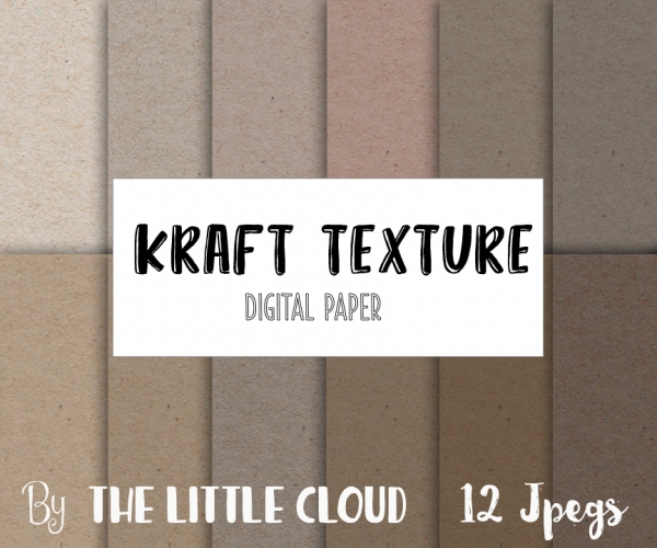 Download Kraft Paper Texture Digital Paper 