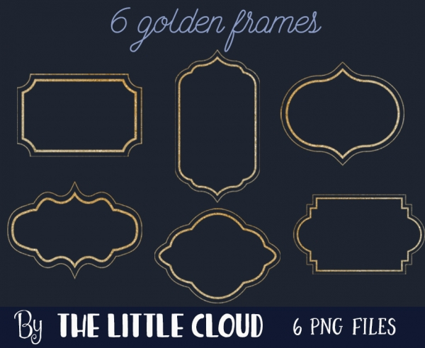 Download Golden Frames Clipart 