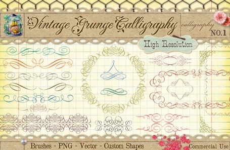 Vintage Calligraphy 1