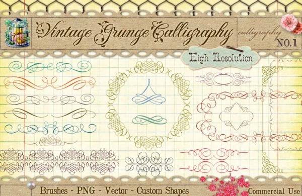 Download Vintage Calligraphy 1 