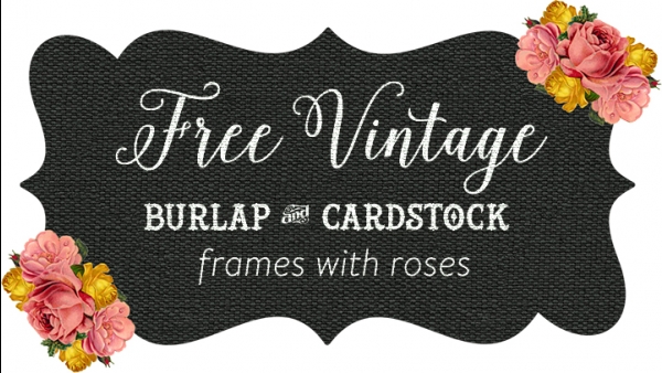 Download Shabby Burlap & Cardstock Frames 