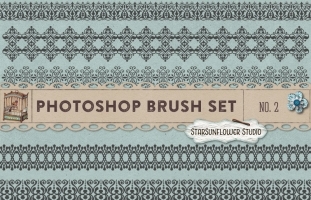 Photoshop Brushes Sweet Ornament