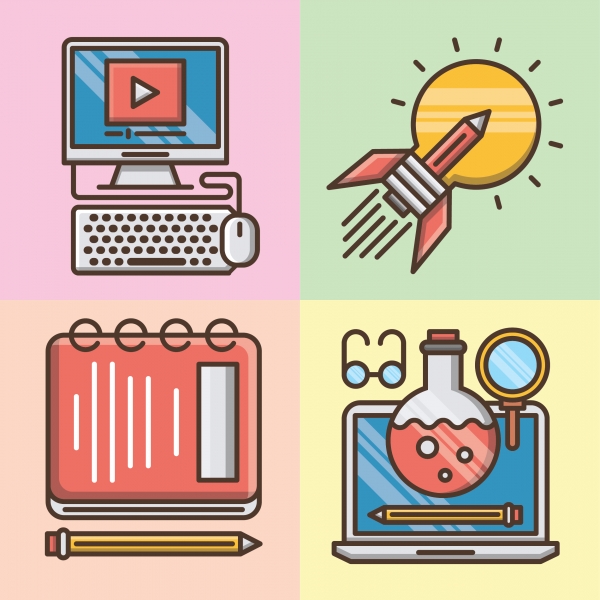 Download Knowledge and Education Icons Set 