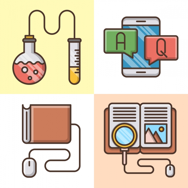 Download Online Education Icon Set 