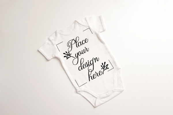 Download Baby Suit Bodysuit One Piece Mockup 