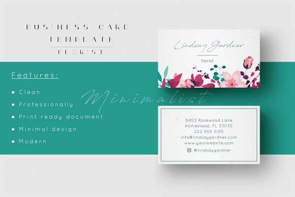 Download Floral | Business Card Template  