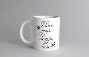 Coffee Mug Mockup White 11oz Cup