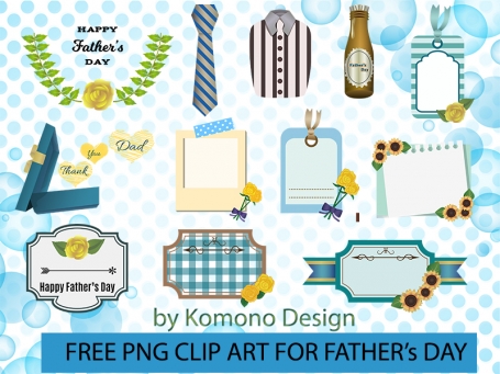 FREE Clip Art Set for Father's Day