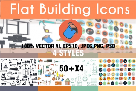 Vector Building Icons Set