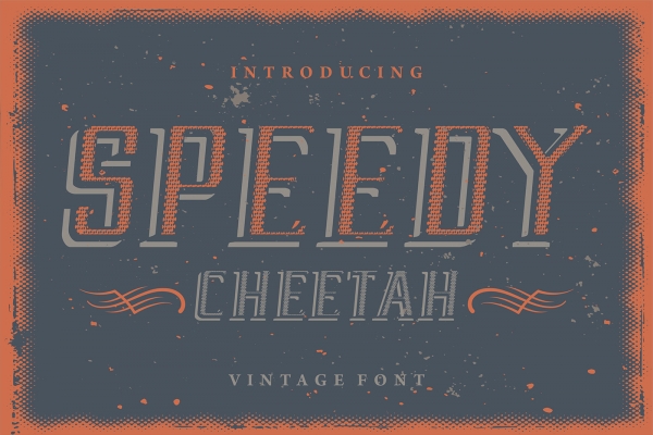 Download Speedy Cheetah attractive Display Font 