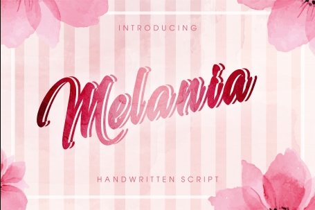Melania - Beautiful script