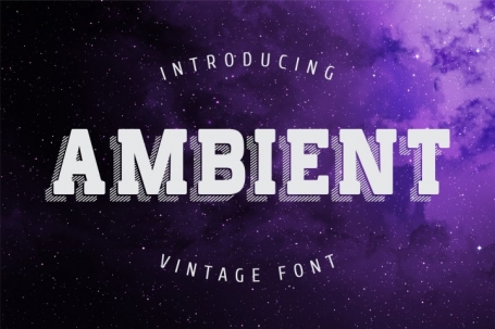  Ambient - vintage typeface