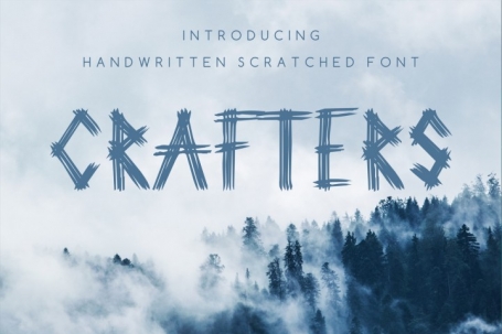 Crafters - modern font 