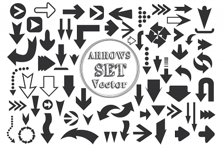 Arrows icons set