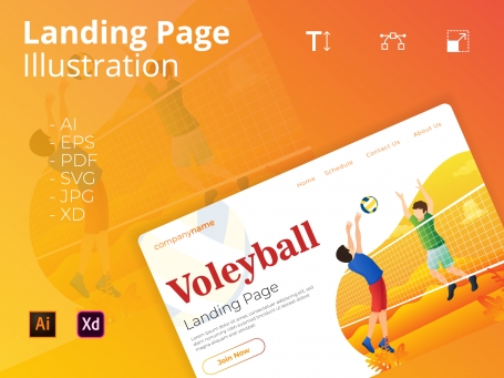 Volleyball - Landing Page