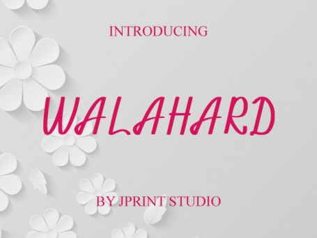 Walahard Family Font