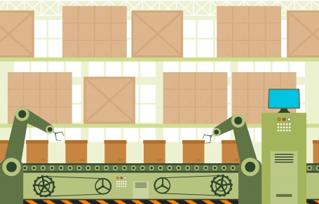 Industry Factory Concept Conveyor