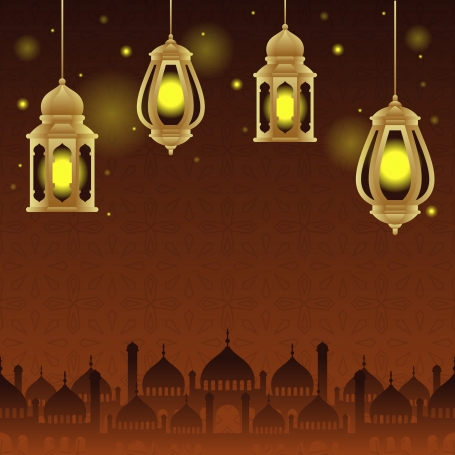 Arabic Islamic Lantern for Ramadan