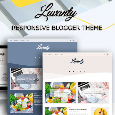 Luvanty Responsive Blogger Theme