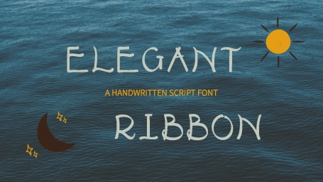 Elegant Ribbon Handwritten Font