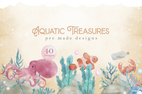 Aquatic Treasures Pre Made Designs