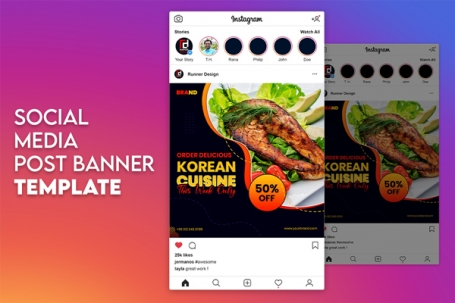 Restaurant Social Media Banner