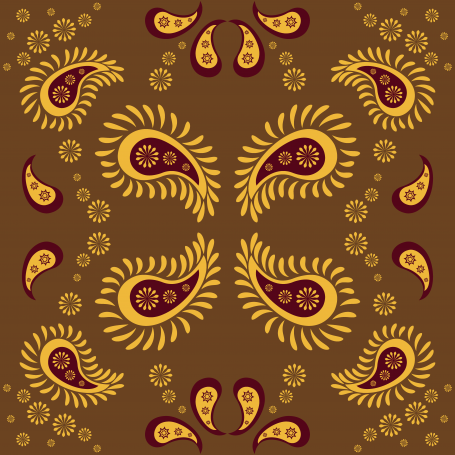 Floral Pattern Paisley Style